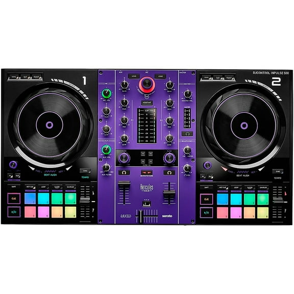 Hercules DJ DJControl Inpulse 500 Limited-Edition Controller Purple