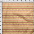 thumbnail image 3 of oneOone Coton Popeline Tissu Imprimé Chevron Ikat 1 Yard 56 Inch Wide, 3 of 4