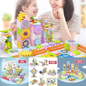 Iumwxz Ornement Science et technologie Blocs de construction modifiables Équipement mécanique Éducation des enfants Insertion des particules Immeuble Jouets de bloc C Plastique jusqu'à 45% Départ