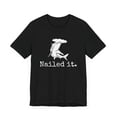 thumbnail image 3 of Nailed it Hammerhead shark conservation beach ocean surf Unisex T-shirt, 3 of 5