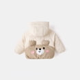 thumbnail image 2 of Toddler Winter Coat Boys Girls Zipper Hooded Puffer Jacket Cartoon Printed Thick Warm Windproof Outwear Long Sleeve Comfort Snowsuit, 2 of 4