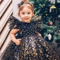 thumbnail image 4 of Toddler Baby Girls Princess Dress Birthday Christmas Party Ball Gown, 4 of 6