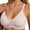 Light Pink, variant on MIONGO Seamless Nursing Bra for Women - Comfortable Maternity Underwear with Open Button Design for Breastfeeding and Pregnancy Support