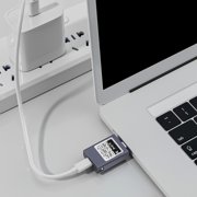 USB C Power Meter with Rotatabled Display for Easy Voltage Current Testing