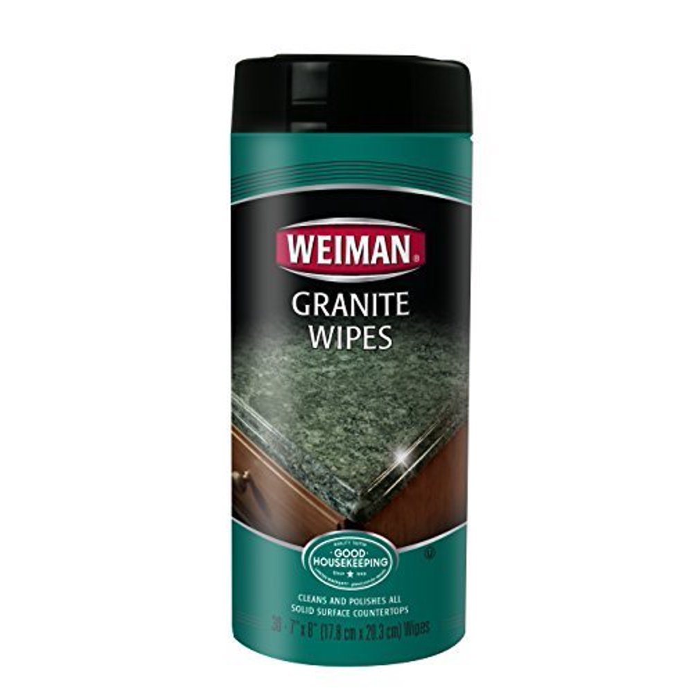 Weiman Granite Wipes 30 count 120 count (4 packs of 30)