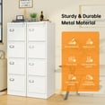 thumbnail image 3 of STANI 4 Drawer File Cabinets with Lock, Metal Filing Cabinet for Home Office, Steel Lockable Storage Cabinets to Hanging Letter/Legal/A4,Assembly Required(White), 3 of 9