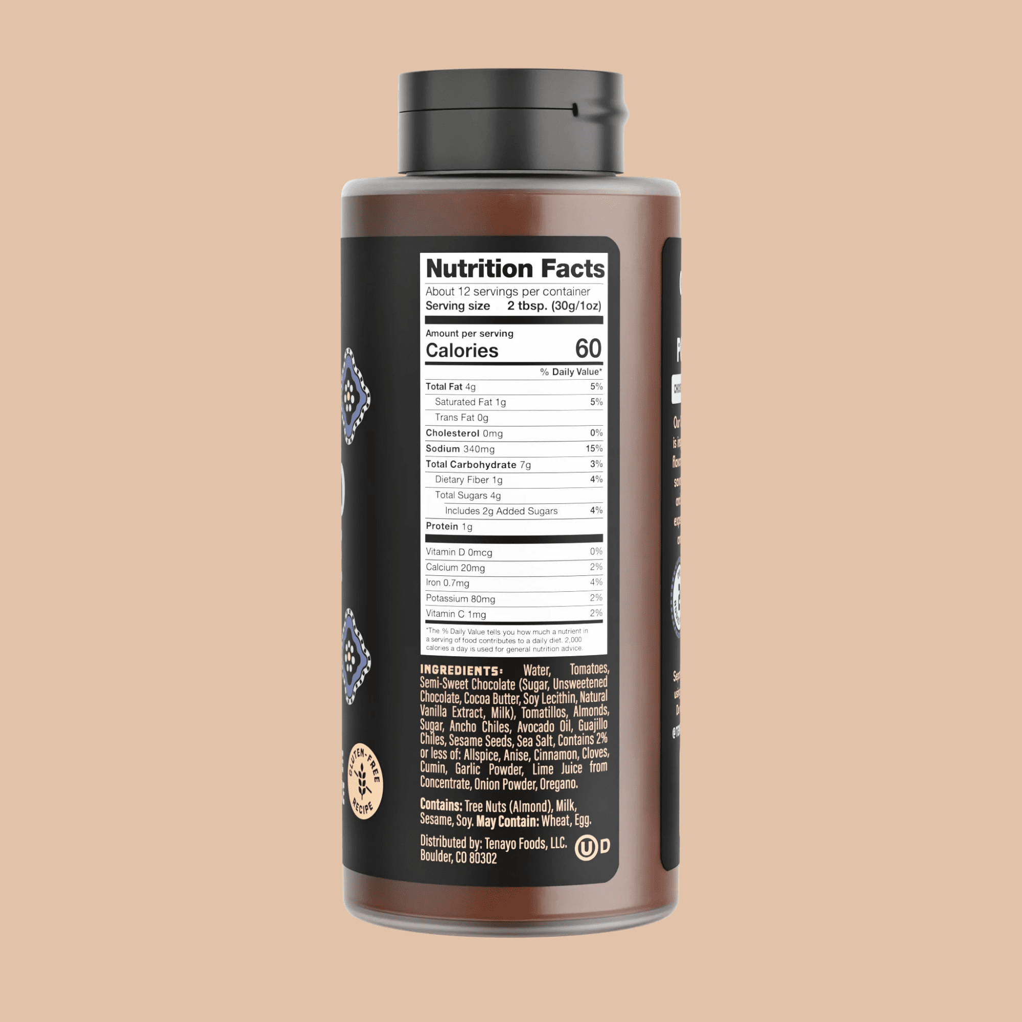 Tenayo Cacao Chile Mexican-Style Barbecue Sauce, 13.5 oz