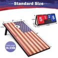 thumbnail image 2 of Cornhole  Set, Regulation 4x2 Ft Cornhole Boards with 8 Bean Bags and Carrying Case, Outdoor Toss Game Cornhole Boards Set, 2 of 7