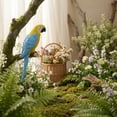 thumbnail image 5 of Realistic Resin Parrot Figurine, Outdoor Garden Bird Sculpture, Tropical Animal Tree Hanging Decor, Patio and Balcony Art Ornament, Weather Resistant Design, 5 of 8