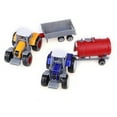 thumbnail image 4 of 4 unids/set Mini Camiones Juguetes Escala 1:64 Tractor Vehículos de Construcción Juego de Juguete Alta Simulación Vehículo Agrícola Granjero Coche de Juguete para Niños Anggrek Otros, 4 of 8
