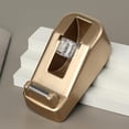 thumbnail image 1 of LEEYNEER1Pcs Small Desk Tape Dispenser with Weighted Non-Skid Base Suitable for 1 Inch Core Tape (Gold), 1 of 4