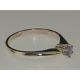 thumbnail image 5 of LBG British Made 10k White Gold Real Genuine Tanzanite Womens Engagement Ring - 33 size options - Size 8.25, 5 of 7