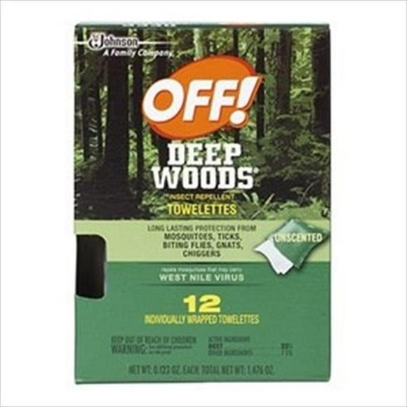 Off Wood Towelette, Pack Of 3