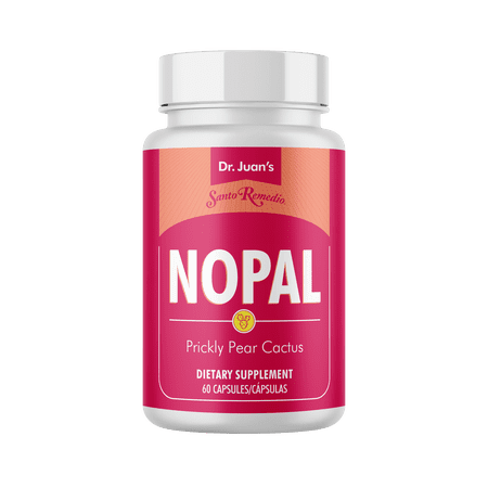 Santo Remedio Nopal, Prickly Pear Cactus Dietary Supplement, 700 mg, 60 Count, Immune Support