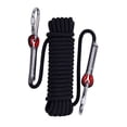 thumbnail image 1 of Climbing Rope, Emergency Escape Rope Black High Strength Inner Core  for Mountaineering, 1 of 8