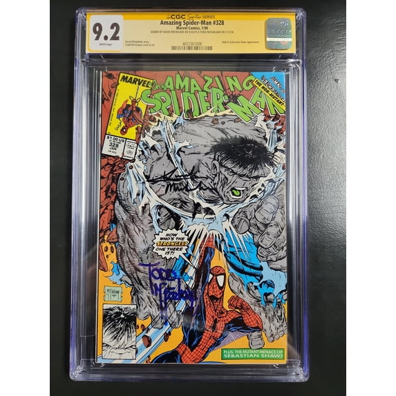 Amazing Spider-Man #328 - CGC 9.2 Comic Book - Walmart.com