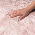 thumbnail image 3 of Addison Rugs Dream Shag Premium Machine Washable Transitional Shell Border Peach Runner Rug, 2'3" x 7'6", 3 of 8