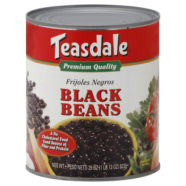 Teasdale Quality Foods Teasdale Black Beans, 29 oz