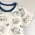 thumbnail image 4 of Staki Boys T Shirts Toddler Boys Graphic Tee Shirts Cotton Short Sleeve Crewneck Tops for Little Boys 2T 3T 4T Dark Blue,18-24 Months, 4 of 4