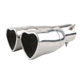 thumbnail image 2 of BAOPAI Car Exhaust Pipe Modified Tail Throat Heart Shape Design Dual Outlet For Improved Airflow And Enhanced Performance, 2 of 5