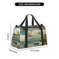 thumbnail image 3 of Kdxio Serene Coastal Blue Sky Travel Duffel Bag Gym Bag Weekender Travel Bag Gym Bag for Women &Men Airplane Travel Essentials for Flying, 3 of 7