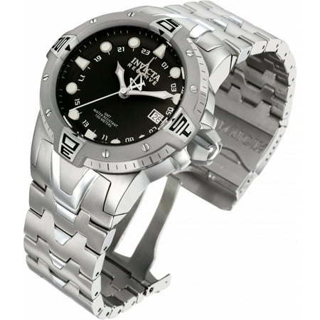 - Invicta Men's Reserve Collection Sea Excursion GMT Black Dial Watch 0647