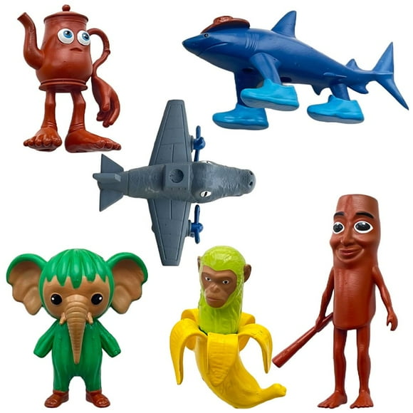 LOVEVER 24 Pack Tralalero Tralala Italian Brainrot Action Figures Tung Tung Tung Sahur Toys Italian Brainrot Gift Idea for Girls  Boys and Kids