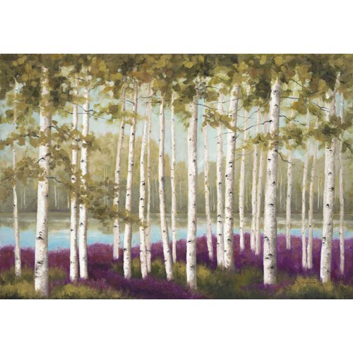 Cape Craftsmen Wall Plum Forest Floor by Jill Schultz McGannon Painting
