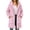 Pink Coats for Women, variant on Womens Winter Coast Fleece Zip Up Jacket Coats Plus Size S-3XL Warm Fuzzy Hooded Coats with Pockets