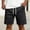 Black, variant on DPTALR Men's Casual Drawstring Shorts with Elastic Waistband & Side Pockets,Black,Big Men's,Tall Men's L,Young Men's Short