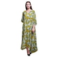 thumbnail image 1 of Bimba Robe Maxi de Plage Longue pour Femmes Kaftan de Plage Couvre-Maillot Bikini, 1 of 5