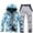 Light Gray, variant on Snowboard Jacket Snow Suits For Women Men's Winter Windproof Waterproof Snowsuit Snowboard Jacket and Ski Pants for Snow Sport