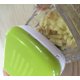 thumbnail image 2 of Kitchen Innovations Prensa de ajos, trituradora, cortadora, picadora y recipiente de almacenamiento - Incluye pelador de ajos de silicona - Fácil de limpiar - Acero inoxidable..., 2 of 3