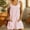 *Pink, variant on U Women's Striped Button Jumper Dress with Pockets ,Casual Summer Sleeveless Mini Dress Pink,Womens Plus L
