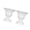 2328, variant on Yihuala Wall Mounted Half Vases White Unique Wall Hanging Flower Pots for Home Offices Cafe Diys Oil Painting Props Easy to Inst