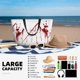 thumbnail image 5 of Disketp Bloody Hand Bolsa de Playa de Gran Capacidad, Bolso Impermeable y a Prueba de Arena para Mujer, Ideal para Playa, Piscina y Natación, 5 of 7