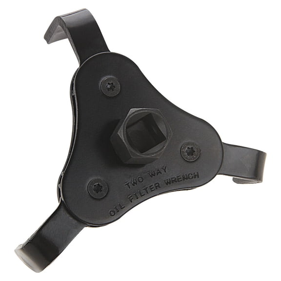 LCGP Universal Car Removal Tool 2 Way Oil Filter Wrench Full Adjustable Spanner Black
