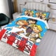 thumbnail image 3 of Los Chicos de Liberty Conjunto de sábanas temático, trío de piezas, cómodo y amigable con la piel, diseño único, regalo de decoración para el hogar para familiares, amigos y fans,173cm *218cm, 3 of 6