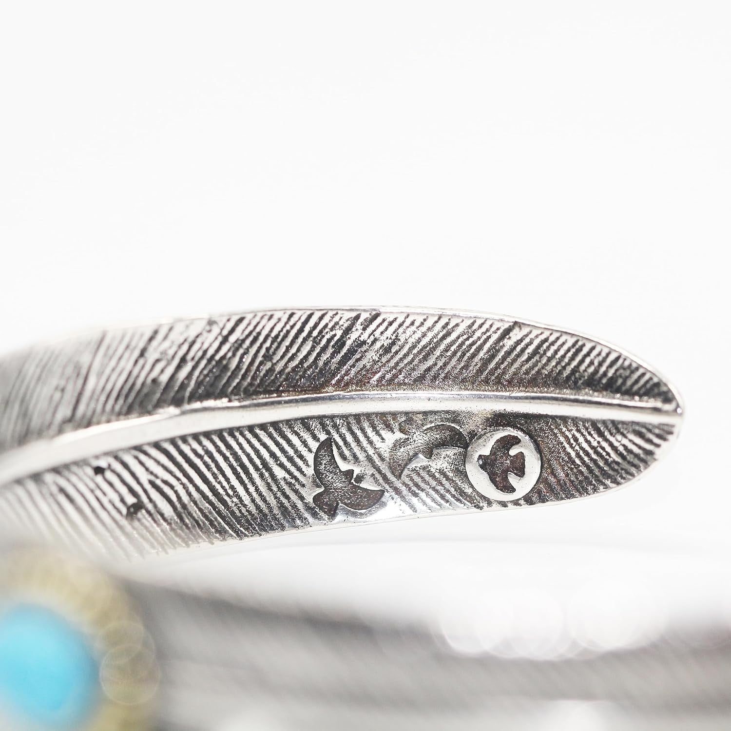 Leander S999 Antique Silver Plated Wide Feather Cuff Bracelet For Men Women Adjustable Retro Twisted Feathers Bracelets Gift Jewelry