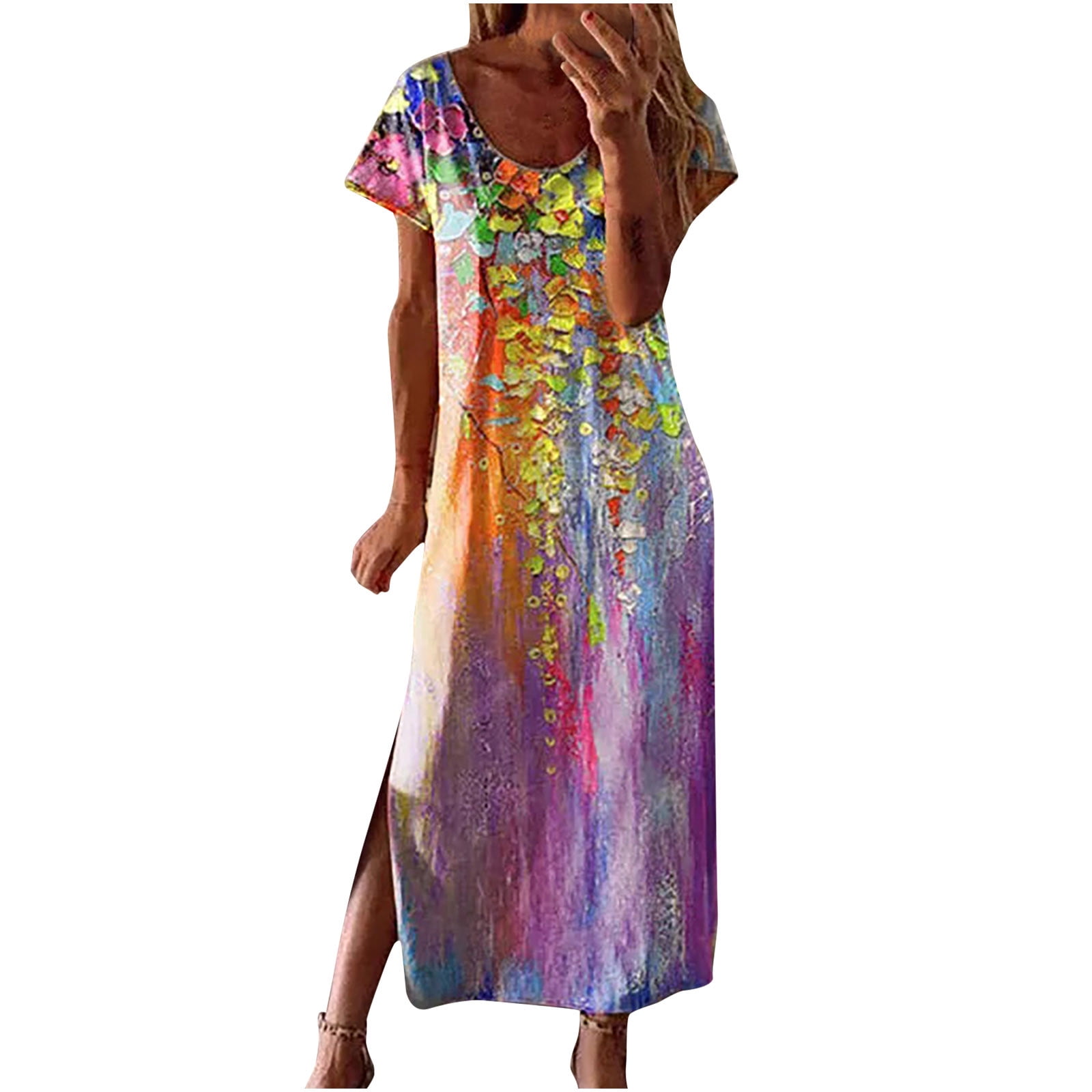 Heliisoer Woman Dress, Clearance Summer Women's Bohemian Floral