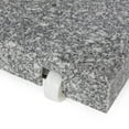 thumbnail image 4 of Niccolo Outdoor Granite and Stainless Steel Umbrella Base, Natural Grey, 4 of 9