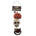 thumbnail image 1 of 1pc Halloween Pumpkin Door Decor Hanging Decor Welcome Door Sign, 1 of 5