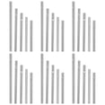 thumbnail image 1 of MasteelfCA 30Pcs Different Length Wind Chime Tubes Set Silver Tone Empty Wind Chime Making Kit for Outdoor Hanging Decoration, 1 of 6