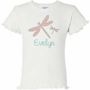 Personalized Dragonfly Ruffled Tee