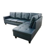 PonLiving Sectional Sofa Set for Living Room Furniture Set，Faux Leather L-Shape Sectional Sofa