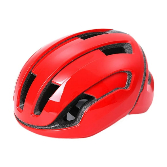 Casco de bicicleta Adultos ajustables Casco de ciclismo para viajar por patinaje Rojo