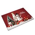 thumbnail image 3 of Lunxisen 3 Pcs Christmas Kitchen Rug and Mat Set Winter Welcome Absorbent Anti Fatigue Winter Bathroom Mat Non Slip Washable Rug for Xmas Party Decor, 3 of 9