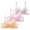 Pink+Beige+White, variant on adviicd Maidenform Bras for Women Women's Underarm-Smoothing with Seamless Stretch Wireless Lightly Lined Comfort Bra(Beige+Purple+Light Purple,95C)