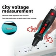 thumbnail image 3 of TFixol Dual-Purpose Voltage Analyzer with Live/Null Wire Detection, Leakage Current Test, and Socket Polarity Check for 12-300V AC, 1.5V/9V Battery Testing, and Multifunctional Electrical Diagnostics, 3 of 7