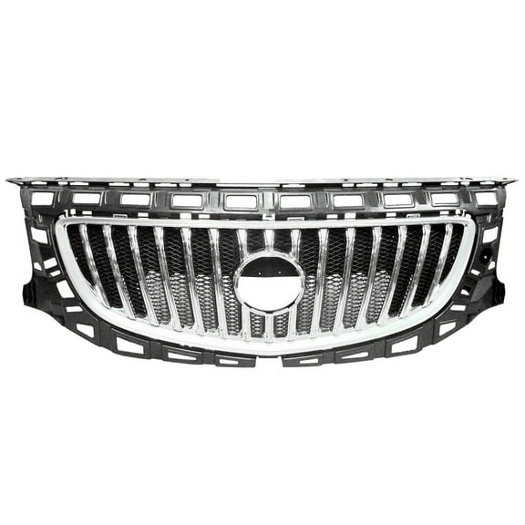 New Aftermarket  Premium Fit Chrome / Black Front Grille 22880027 fits 2011-2013 Buick Regal